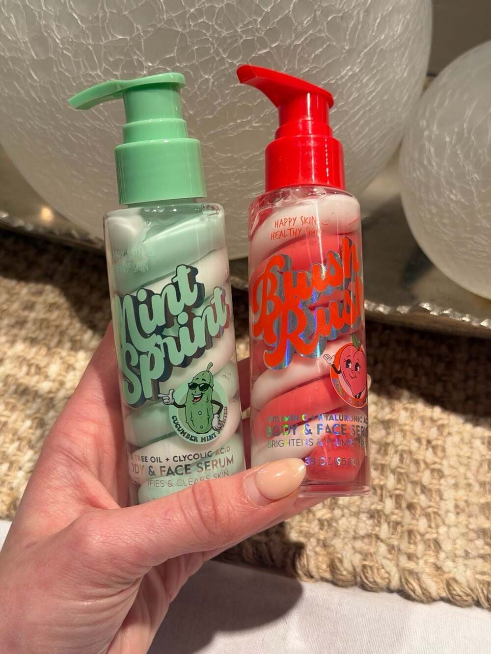 Viral Dupe 2 Pack -- Happy Skin Healthy Skin Swirl Face & Body Serum
